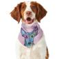 Preview: Hunde-Bandana Princessa - Popart Hundedesign, 100 % Polyester, 70x30 cm, verstellbar, waschbar